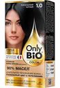 Крем-краска для волос стойкая Only Bio Color 1.0 Роскошный черный, 115 мл