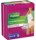 Нижнее белье для женщин впитывающее 7 Depend Dry5 размер M/L (42-48), 10 шт.