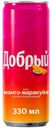 Газированный напиток Добрый манго-маракуйя 330 мл