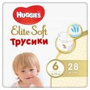 Трусики-подгузники Huggies, Элит Софт 6 (16-22 кг), 28 шт