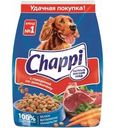Корм сухой Chappi Сытный мясной обед с говядиной по-домашнему для собак полнорационный 600г