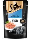 Влажный корм для кошек Sheba Лосось, ломтики в соусе, 75 г