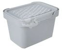 Контейнер стеллажный с крышкой, ЛМР Пласт, в ассортименте