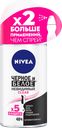 Дезодорант-антиперспирант роликовый женский NIVEA Ciear Черное и Белое Невидимая защита, 50мл