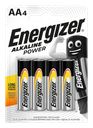 Батарейки Energizer LR6 BL4 АА, 4 шт