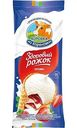 Мороженое пломбир Коровка из Кореновки ванильный с клубникой в вафельном рожке Здоровый рожок 15%, 120г