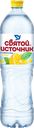 СВЯТОЙ ИСТОЧНИК Вода питьевая лимон 1,5л н/газ 1,5л:6