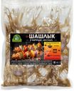 Шашлык из мяса цыплят Приосколье Вкусный в маринаде охлажденный