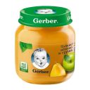 Пюре детское из яблок и груш, Gerber, 130 г, Польша