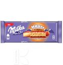 Шоколад MILKA Strawberry cheesecake молочный со вкусом чизкейка, клубничной начинкой и печеньем 300г