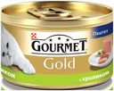 Консервы Gourmet Gold для кошек, паштет с кроликом, 85 г