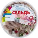 Сельдь Буревестник и К Охотничья филе-кусочки в масле с петрушкой и клюквой 180г
