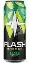 Напиток Flash Energy со вкусом мятного лайма безалкогольный тонизирующий 450мл