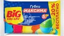 Губки для посуды BIG CITY LIFE Максима, с волнистой поверхностью