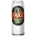 Пиво ФАКС, Премиум, светлое, фильтрованное, 4,9%, 0,45л