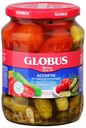Ассорти овощное GLOBUS томаты и огурцы, 720 мл
