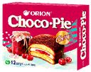 Печенье Orion Choco Pie Cherry 12 шт, 360 г