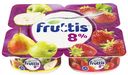 Продукт йогуртный Campina Fruttis Суперэкстра Клубника/Яблоко-груша 8% 4 шт.