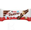 Вафли KINDER BUENO молочно-шоколадные с молочно-ореховой начинкой покрытые 43г