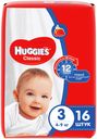 Подгузники Huggies Classic 3 (4-9кг), 16 шт.