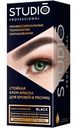 Крем-краска для бровей и ресниц Studio Professional стойкая чёрная