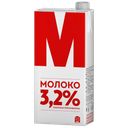 Молоко ЛИАНОЗОВСКОЕ, «М», 3,2%, 950г