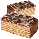 Торт вафельный «Шоколадница» с миндалем, 270 г