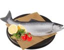 КЕТА потрошеная без головы, полуфабрикат из замороженного сырья, 1кг