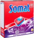 Средство для посудомоечных машин All in One Somat, 48 таблеток