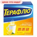 ТЕРАФЛЮ порошок для приготовления раствора лимон, 10 пакетиков