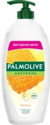 Гель-крем для душа PALMOLIVE Натурэль Питание Мед и увлажняющее молочко