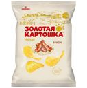 Чипсы Золотая картошка из натурального картофеля со вкусом бекона 85г