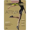 Колготки женские Omsa Attiva цвет: daino/цвет загара, размер 5, 40 den
