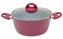 Кастрюля Moulin Villa Raspberry со стеклянной крышкой 2.2л