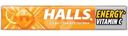 Карамель Halls леденцовая с витамином С и вкусом апельсина, 25г