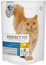 Сухой корм PERFECT FIT, Перфект Фит для домашних кошек, с курицей, 650г