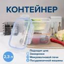 Контейнер с замком, 2,3 л, в ассортименте