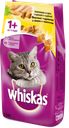 Сухой корм Whiskas Вкусные подушечки с нежным паштетом Аппетитное ассорти с курицей и индейкой для взрослых кошек 1,9 кг