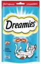 Лакомство Dreamies с лососем для взрослых кошек 140 г