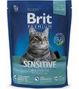 Корм для кошек с чувствительным пищеварением Brit Premium Ягнёнок и рис, 800 г
