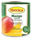 Манго консервированный Iberica ломтики в собственном соку, 425 мл