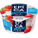 Йогурт Epica Bouquet с клубникой и экстрактом розы 4,8%, 130 г