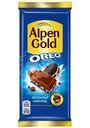 Шоколад Alpen Gold Оreo молочный с начинкой со вкусом ванили и кусочками печенья 85г