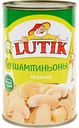 Шампиньоны резаные Lutik, 425 мл