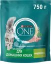  Корм сухой для взрослых кошек PURINA ONE Housecat с индейкой и цельными злаками 