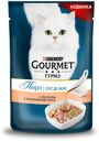 Влажный корм Gourmet «Перл Соус Де-люкс» для кошек, лосось в соусе, 85 г