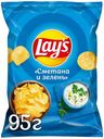 Чипсы картофельные Lay's сметана-зелень 95 г