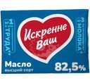 Масло сладкосливочное Искренне Ваш Традиционное несолёное 82.5%, 180г