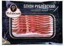 Бекон Рублевский бескостный из свинины с/к нарезка, 150г