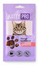 Лакомство Katty Pro Мини-колбаски из индейки с начинкой из креветки для взрослых кошек и котят с 3 месяцев 40г